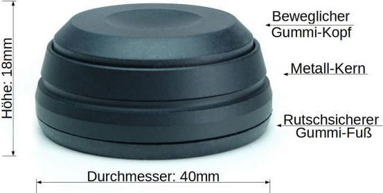 Produktbild keepdrum SSA300 Boxen-Füsse Schwingungsdämpfer