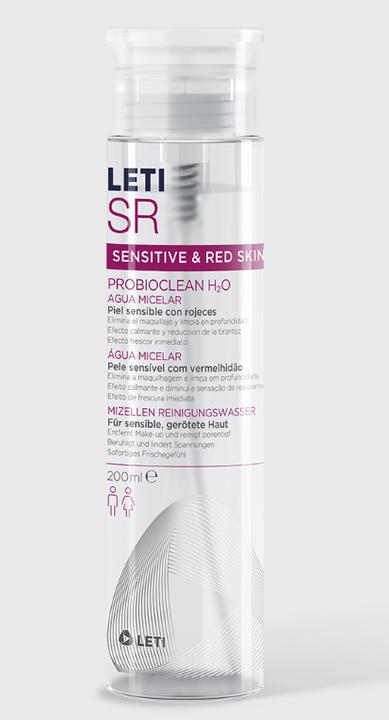 Produktbild Leti SR ProbioClean H2O Mizellen Reinigungswasser - Ultrasanfte, porentiefe Reinigung bei sensibler (Mizellenwasser, 200 ml)
