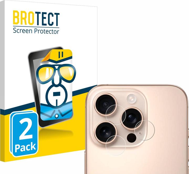 Immagine prodotto BROTECT Pellicola Trasparente (2 Pezzo/i, Apple iPhone 16 Pro Max)