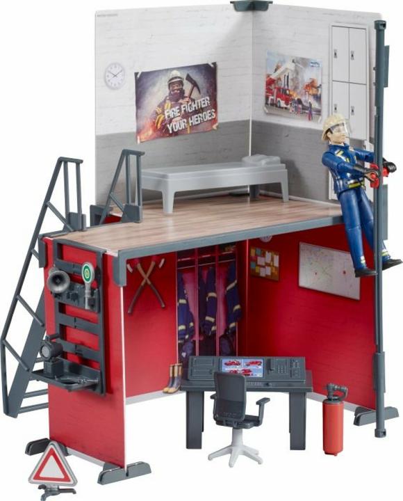 Produktbild Bruder bworld Feuerwehrstation m. Feuerwehrmann