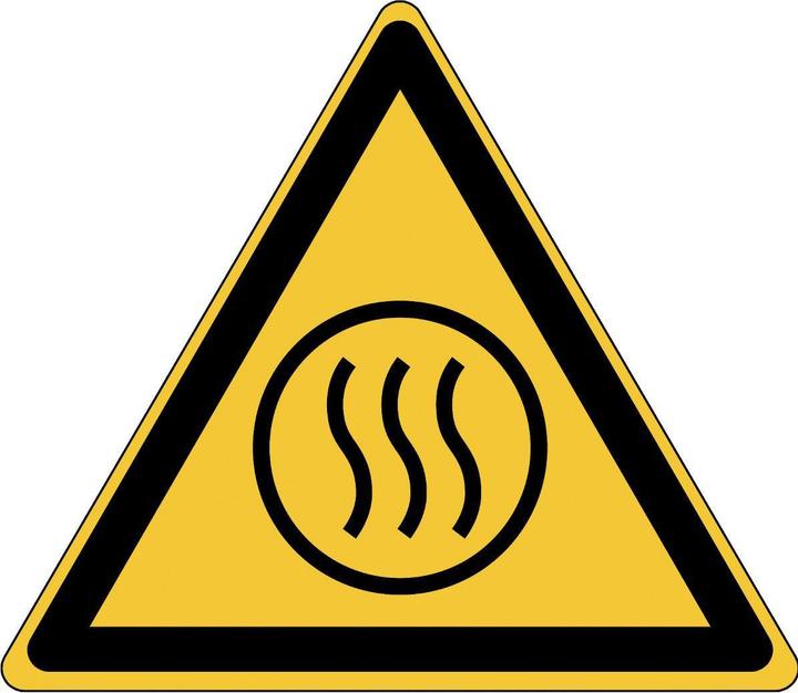Immagine prodotto Brady Cartello di sicurezza ISO - Avvertenza sul caldo
