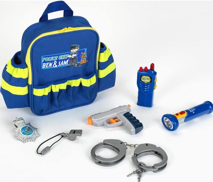 Image du produit Theo Klein Police Unit Ben & Sam Sac à dos de police avec accessoires