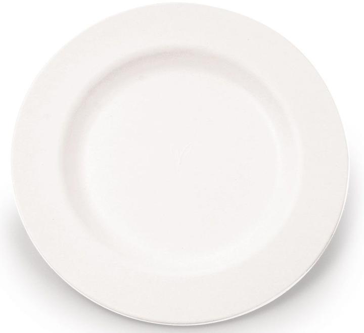 Immagine prodotto Naturestar Piatti monouso Gourmet a foglia di palma rotondi DM 27cm PU=50 pezzi bianchi (50 x)