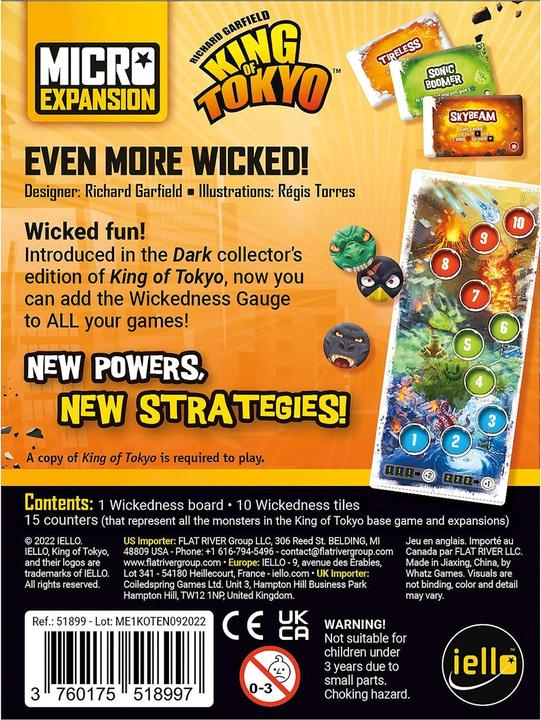 Actual product image King of Tokyo Micro Expansion e (English)