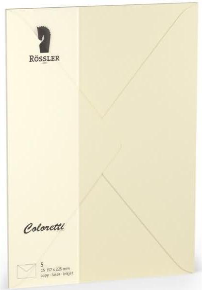 Magni Envelopes Coloretti C5 5s cream (C5, 5 x)