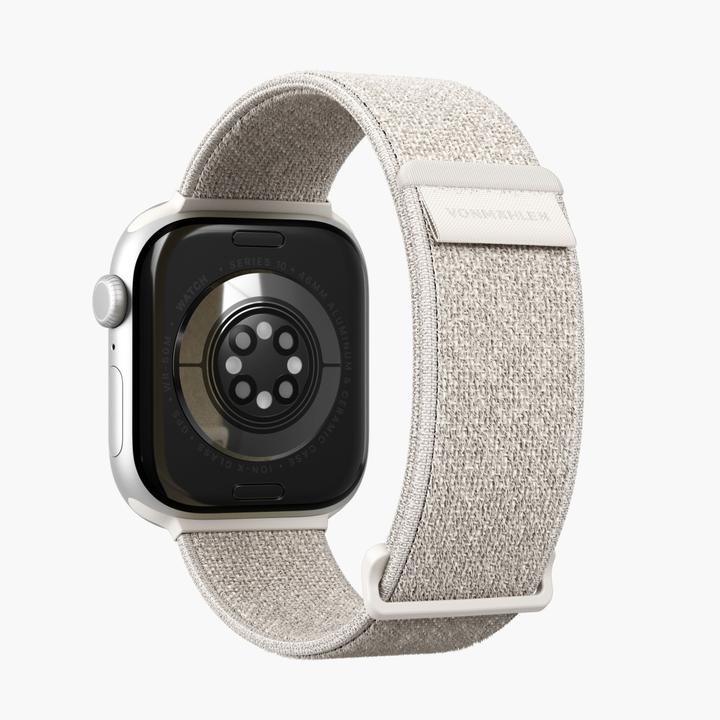 Actual product image Vonmählen Sport wristband 2 for Apple Watch 38 40 41 mm beige (Nylon)