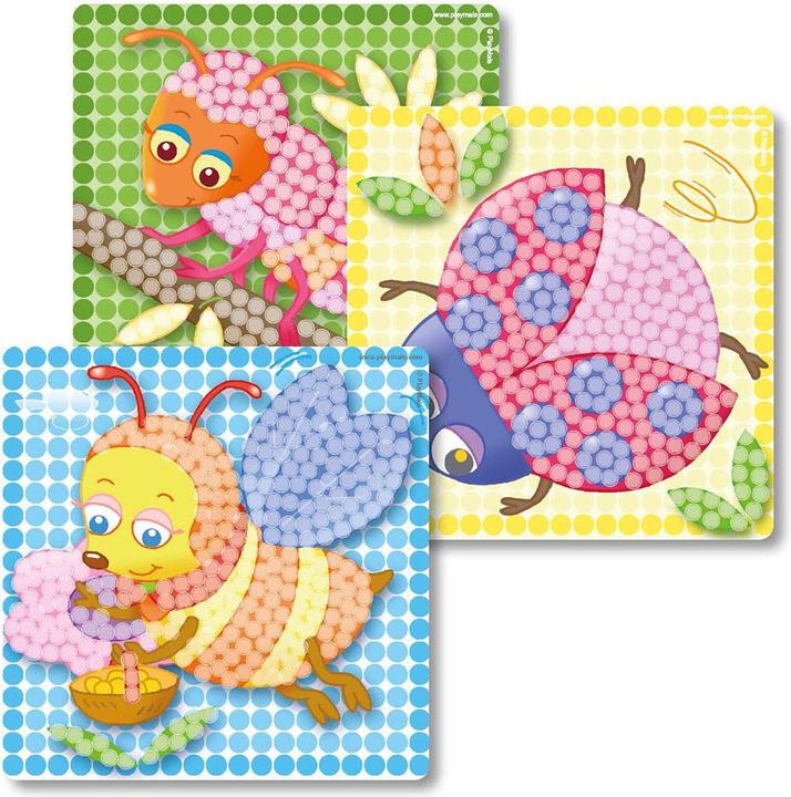 Actual product image PlayMais Mosaic Kaarten versieren Insecten