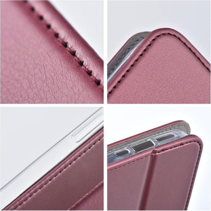 Immagine prodotto OEM Book case SMART MAGNETO Book case for XIAOMI Redmi Note 13 Pro Plus 5G burgundy (Xiaomi Redmi Note 13 Pro 5G)