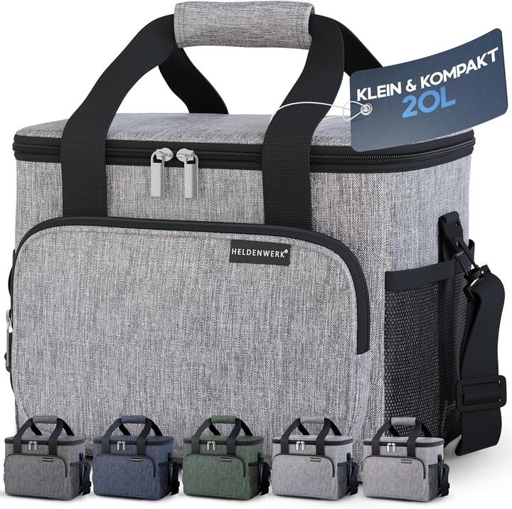 Heldenwerk Faltbare Isoliertasche 20L, auslaufsicher & wasserdicht (20 l)
