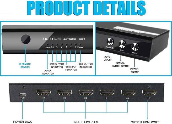 Produktbild equip HDMI Switch