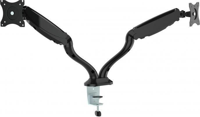 Image du produit Sbox Support pour deux moniteurs, 33-68cm 13-27inch charge 6kg par LCD VESA 75x75 et 100x100 inclinaison (Tables, 27.01")