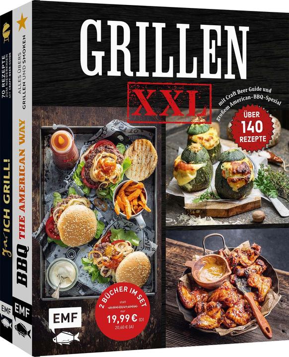 Image du produit Grillen XXL – Doppelt stark: 2 Grill-Bücher im Set (Allemand, 2024)