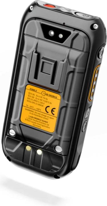 Actual product image I.safe Mobile IS360.2 Mobile phone Ex-protected mobile Ex Zone 2/22 7.6cm (3.0 inch) IP68, MIL-STD (8 GB, Black, 3", 2 Mpx, 4G)