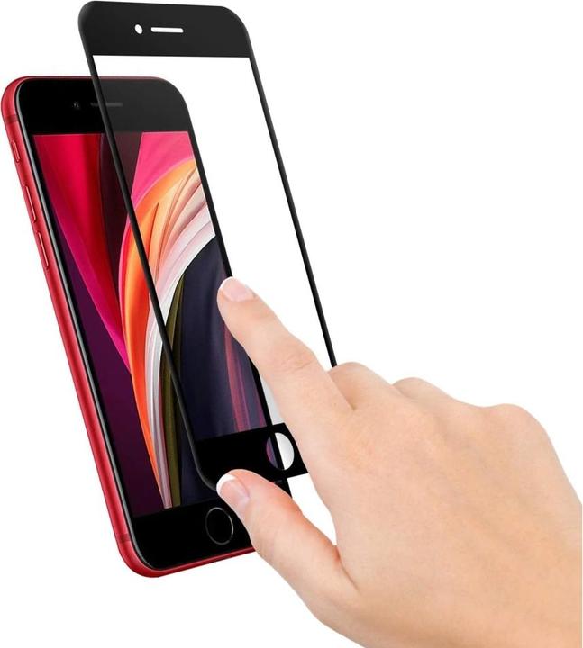 Produktbild Screenguard Apple iPhone SE 2020 Full Screen Panzerglas Schutzfolie 2.5D 9H (1 Stück, Apple iPhone SE (2nd Gen))