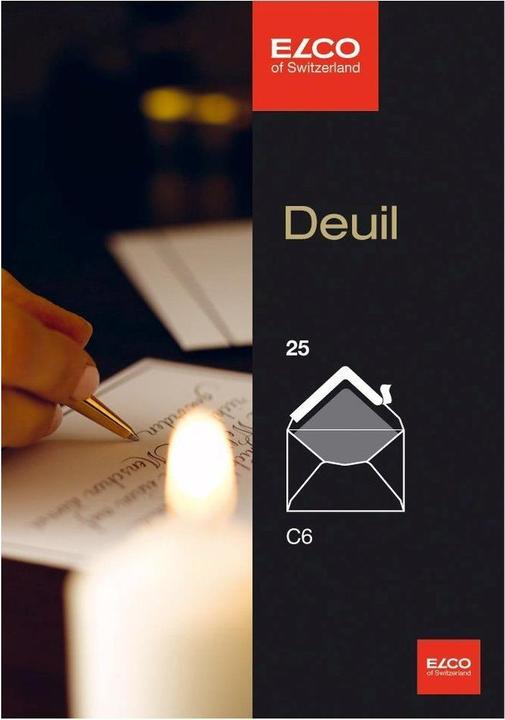 Image du produit Elco Enveloppe de deuil Bureau (C6, 25 x)