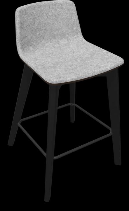 Light Grey Melange, Brown Melange, Ash stained black