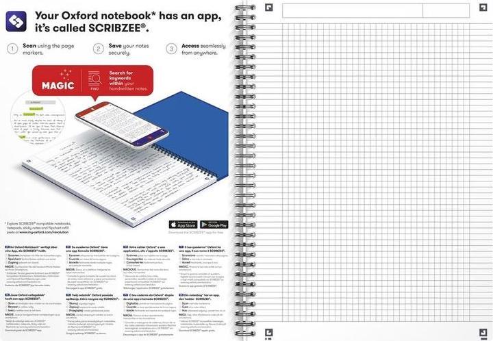 Produktbild Oxford Spiralbuch Office (A4, Kariert)