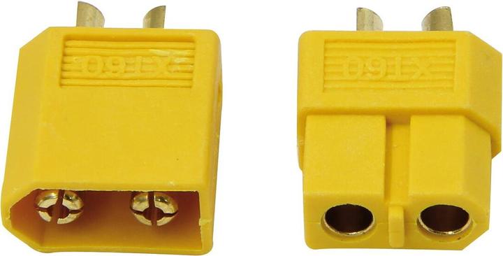 Actual product image Jamara High current plug socket XT60 pair