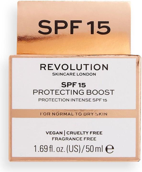 Immagine prodotto Revolution Skincare Crema idratante per pelli da normali a secche (50 ml, Crema da giorno, SPF 15)