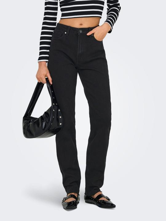 Actual product image Only ONLEMILY High waist straight cut jeans Straight fit jeans (26)