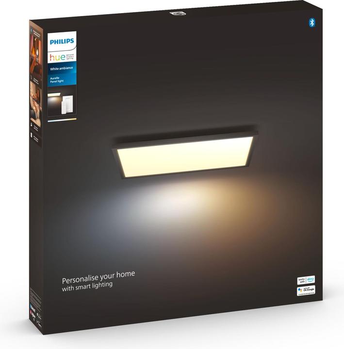 Immagine prodotto Philips Hue White Amb. Aurelle Pannello luminoso 60x60cm nero (3750 lm)
