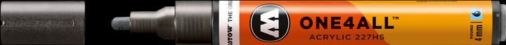 Actual product image Molotow Felt-tip pen One4all 227HS metallic bck 223 (Metallic Black, 4 mm, 1 x)