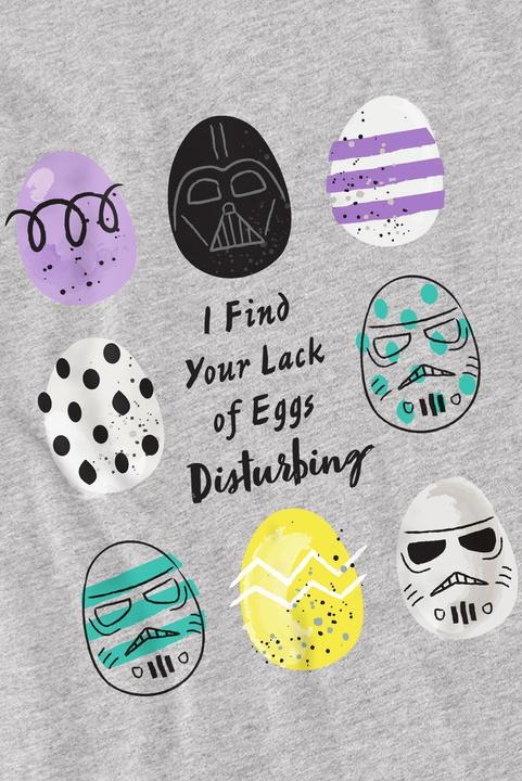 Image du produit Star Wars - T-shirt YOUR LACK OF EASTER EGGS DISTURBING - Enfant (140)