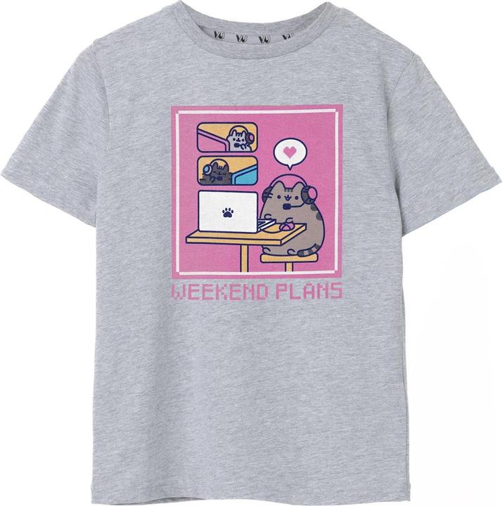 Pusheen Weekend Plans TShirt Mädchen kurzärmlig