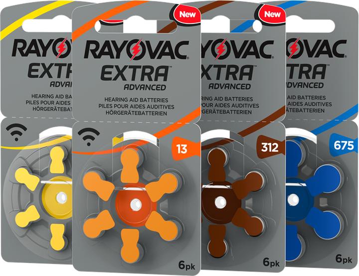 Actual product image Rayovac V312 Hearing aid battery (6 pcs., A312)