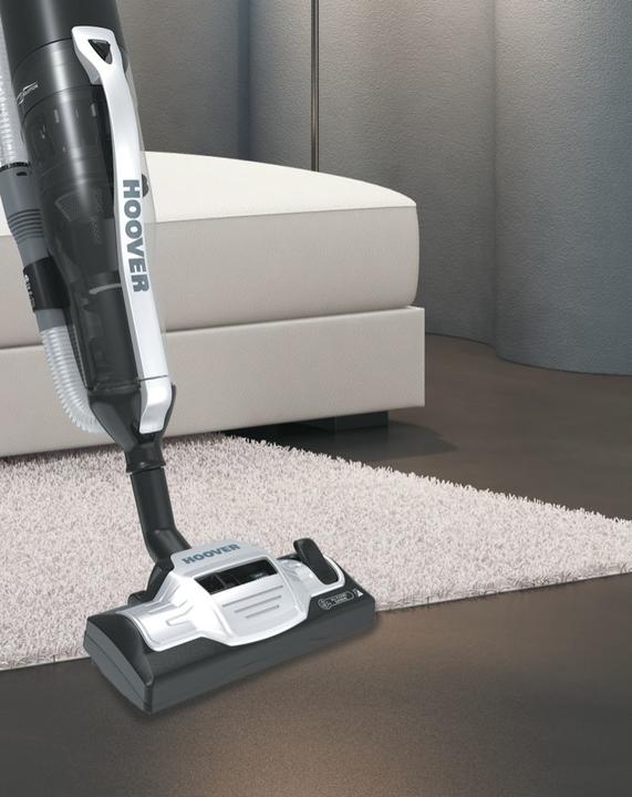 Produktbild Hoover Synua Plus Beutellos Schwarz, Silber 1,2 L