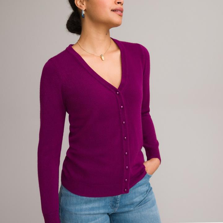 Produktbild Anne Weyburn Cardigan mit V-Ausschnitt und Kaschmir-Touch (44, 46)