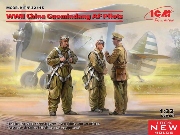 Image du produit ICM WWII Chine Guomindang AF Pilots (100% new molds)