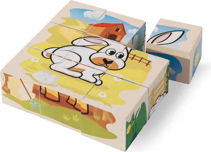 Produktbild Eichhorn Houten Blokpuzzel Boerderij (9 Teile)