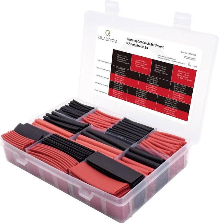 Quadrios Heat shrink tubing assortment 21 (800 x)
