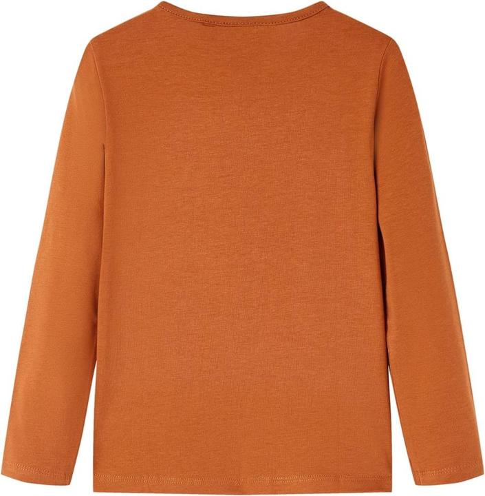 Produktbild VidaXL Kinder-Langarmshirt Cognac 92,Material: 95 % Baumwolle. 5 (92)