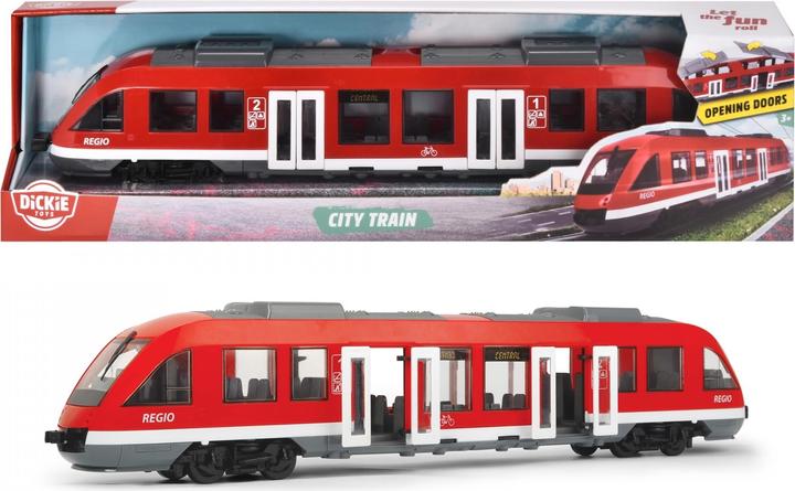 Actual product image Dickie City Train Red