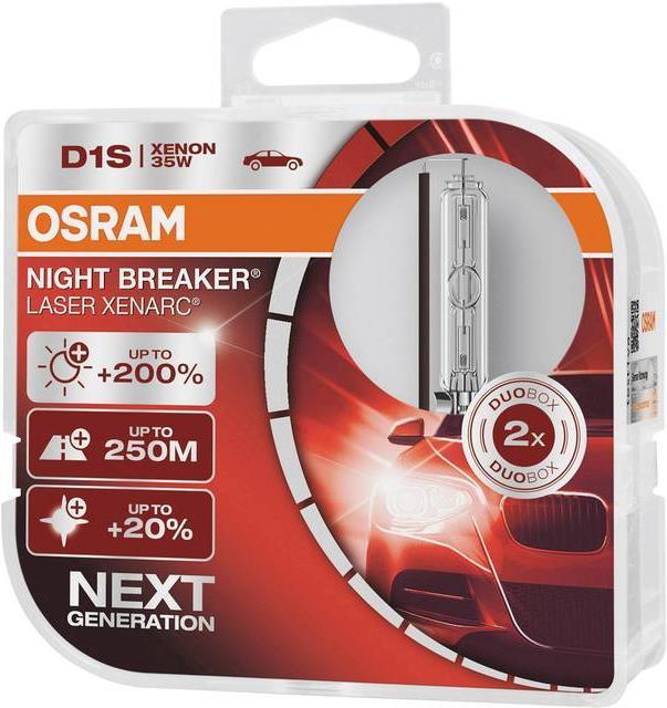 Produktbild Osram XenonScheinwerferlampe Xenarc Night Breaker Laser (D1S)