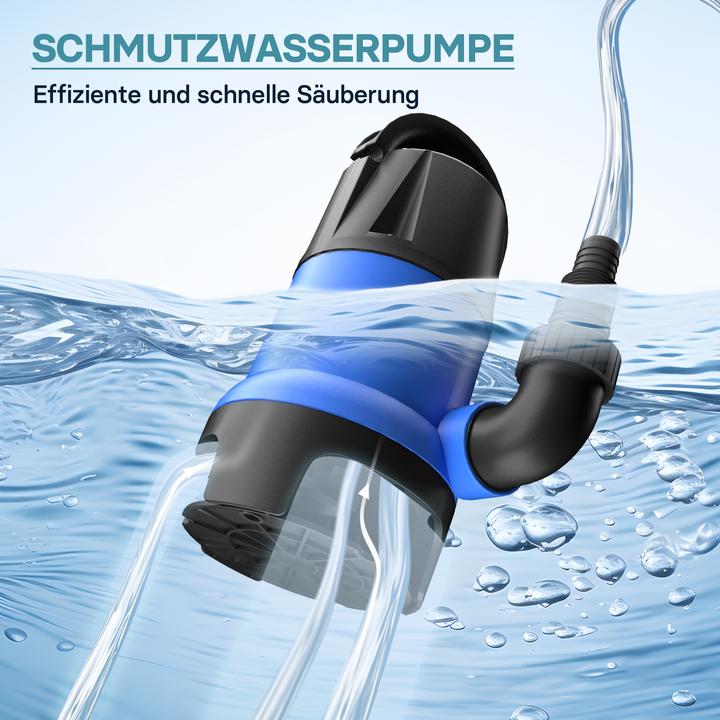 Produktbild Wiltec Schmutzwasserpumpe 400 W 7500 l/h Tauchpumpe Gartenpumpe Brunnenpumpe Pumpe (Schmutzwasserpumpe)