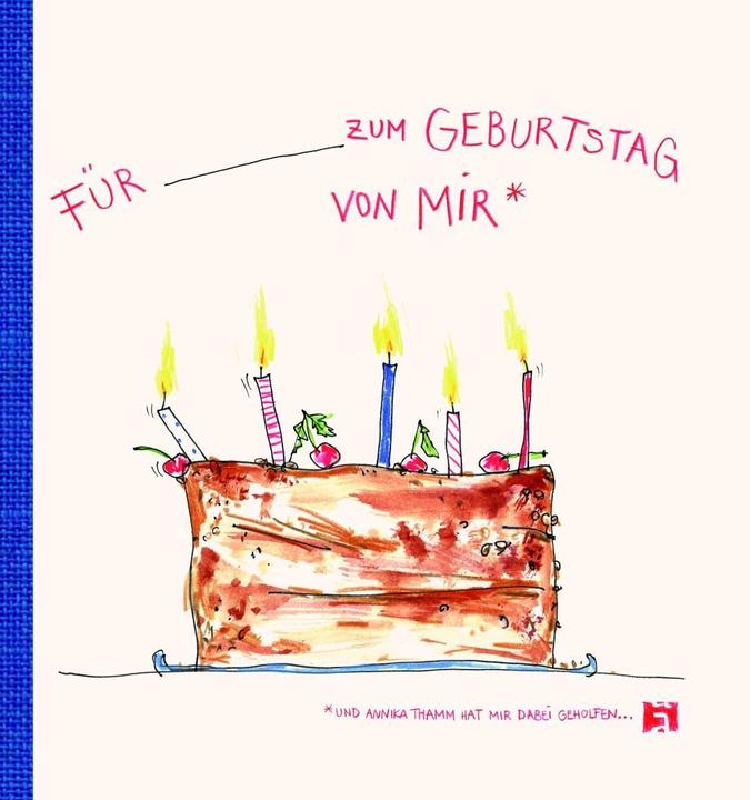 Actual product image For... For my birthday (German, Annika Illmann Thamm, 2018)