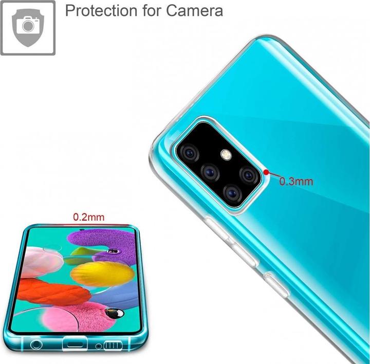Produktbild Screenguard Samsung Galaxy A51 4G Flexible TPU Clear Case (Samsung Galaxy A51)