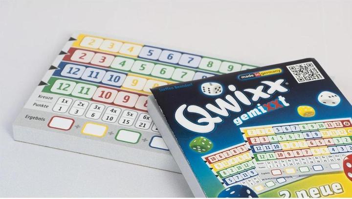Actual product image NSV Qwixx gemiXXt additional blocks (German)