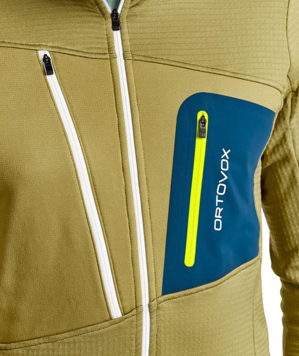 Actual product image Ortovox Fleece Grid Hoodie Men Midlayer (S)
