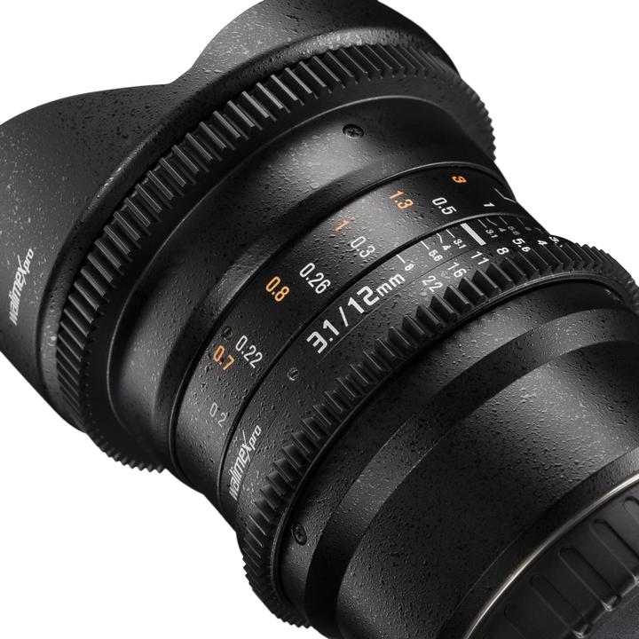Actual product image Walimex 12/3.1 Fisheye Video DSLR Nikon F (Nikon F, APS-C / DX, full size)