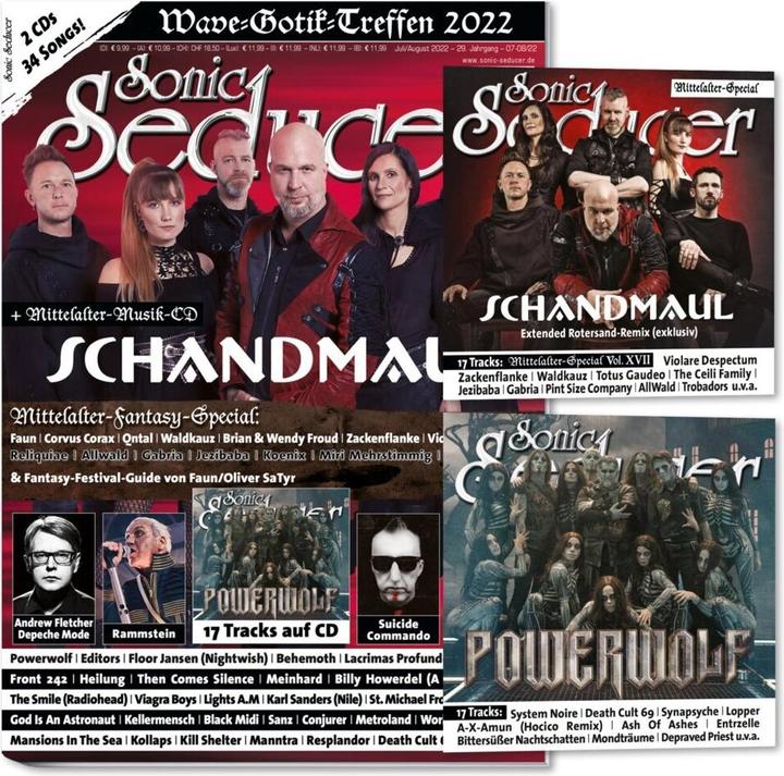 Image du produit Sonic Seducer Multi-Pack 01/2023 avec édition 07-08/22 + 09/22 (Couverture rigide, Allemand)
