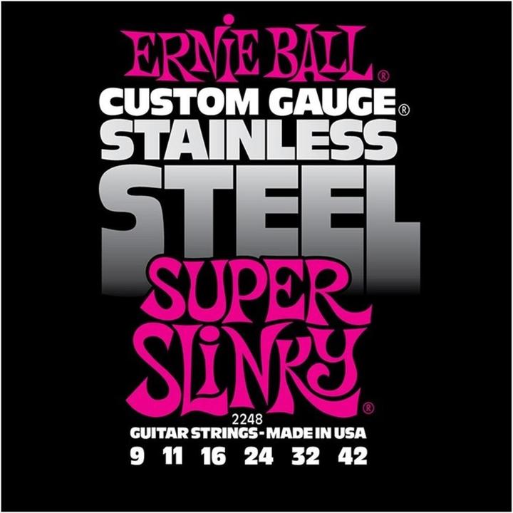 Actual product image Ernie Ball Slinky Stainless (6 x, Electric guitar, 0.04")