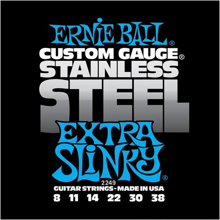 Actual product image Ernie Ball Slinky Stainless (6 x, Electric guitar, 0.04")