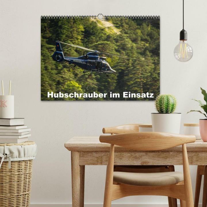 Produktbild Hubschrauber im Einsatz (Wandkalender 2025 DIN A3 quer), Monatskalender (A3, Deutsch)
