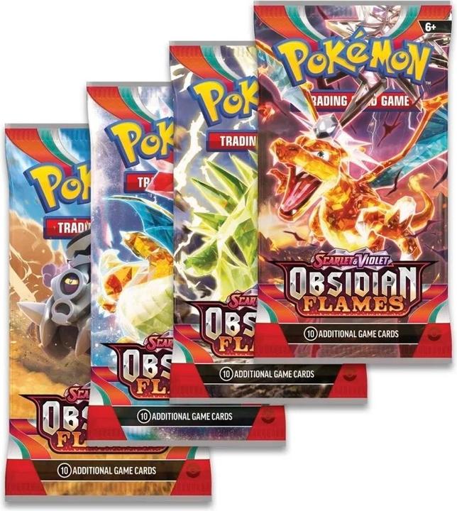 Actual product image Pokémon Obsidian Flames (English, Booster Pack)