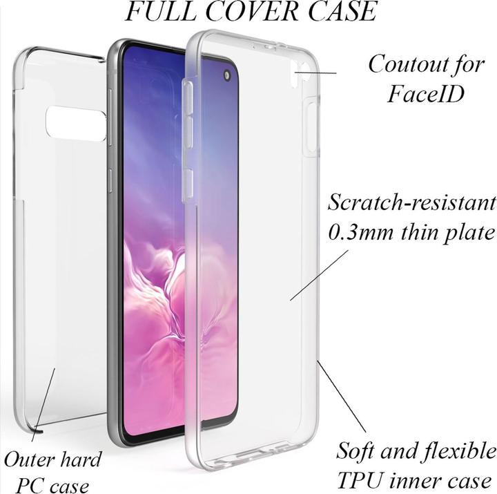 Actual product image Nalia 360 degree cell phone case (Samsung Galaxy S10e)