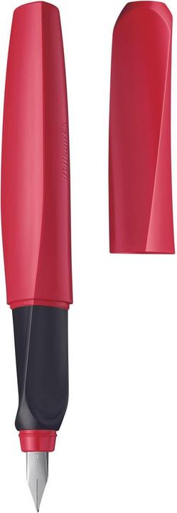 Immagine prodotto Pelikan Penna stilografica Twist rosso fuoco medio (M), rosso nero (Rosso fuoco, 1 x)
